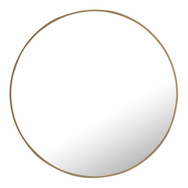 Elegant Lighting Elegant Lighting  32 in. Eternity Metal Frame Round Mirror, Brass MR4038BR